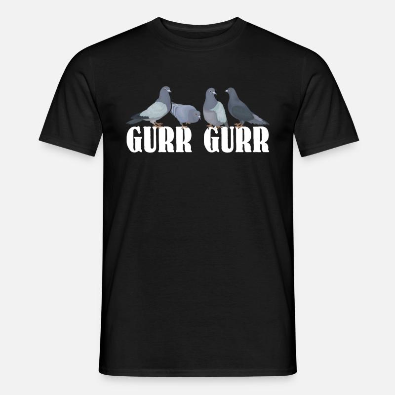 Tauben Taubenzüchter Geschenk Brieftauben - Männer T-Shirt - Schwarz