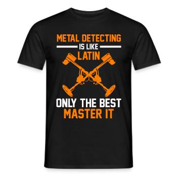 Metalldetektion Team Geschenk - Männer T-Shirt - Schwarz - Vorne - AI Model Male 178 light (178cm)