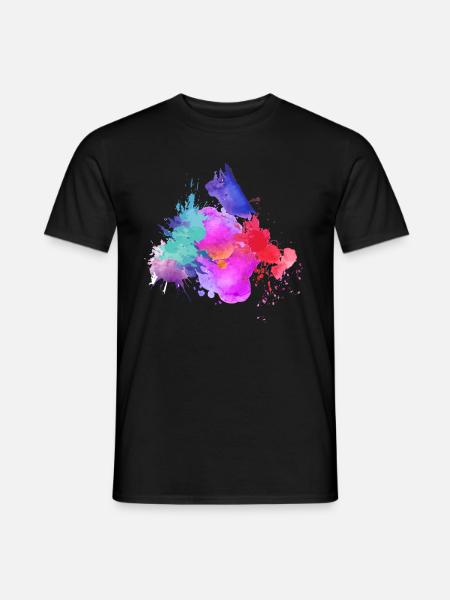 Colour explosion - Men's T-Shirt - black