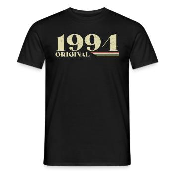 Original 1994 Vintage 1994 Birthday 1994 Retro - Men's T-Shirt - black - Front - AI Model Male 178 light (178cm)