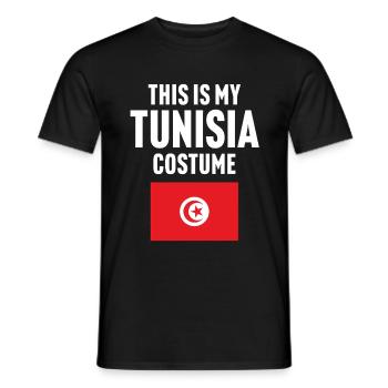 C’est mon costume de Tunisie - T-shirt homme - noir - Devant - AI Model Male 178 light (178cm)