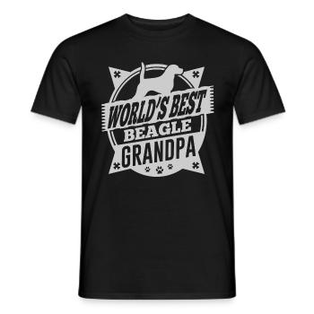 BEAGLE - T-shirt homme - noir - Devant - AI Model Male 178 light (178cm)