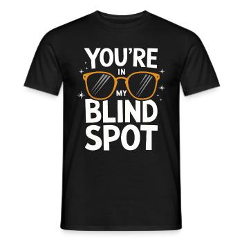 Blind blindness Visually impaired people - Men's T-Shirt - black - Front - AI Model Male 178 light (178cm)