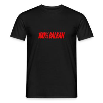 Balkans Patrie | Croatie Albanie Serbie Cadeau - T-shirt homme - noir - Devant - AI Model Male 178 light (178cm)