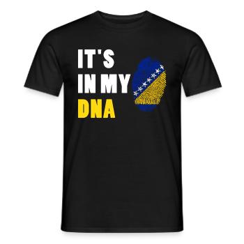 Bosnien Herzegowina | Bosnier Bosnisch Geschenke - Männer T-Shirt - Schwarz - Vorne - AI Model Male 178 light (178cm)
