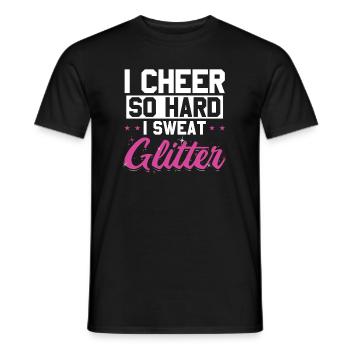 Cheerleaders Sayings Cheer Cheerleading gifts - Men's T-Shirt - black - Front - AI Model Male 178 light (178cm)