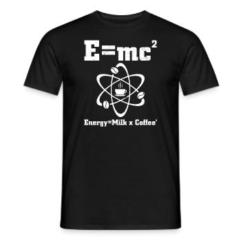 Physik Lehrer | Physiker Wissenschaft Geschenkidee - Männer T-Shirt - Schwarz - Vorne - AI Model Male 178 light (178cm)
