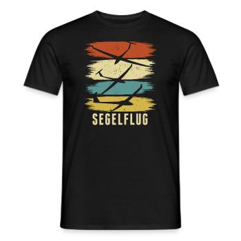 Gliders | Glider Glider Gifts - Men's T-Shirt - black - Front - AI Model Male 178 light (178cm)