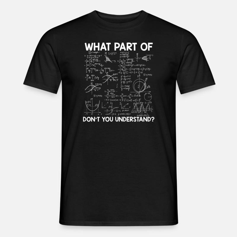 Math algebra | Mathematician math gifts - Men’s T-shirt - black
