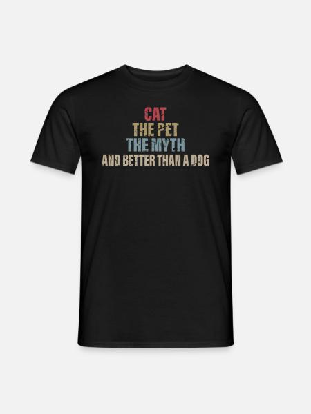Katten Kitten Kat Moeder Kat Vader Kat Kat Kat - Heren T-shirt - zwart