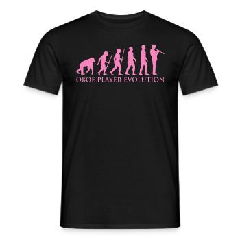 Oboist Oboist Oboe Player Oboe Player Oboe - Men's T-Shirt - black - Front - AI Model Male 178 light (178cm)