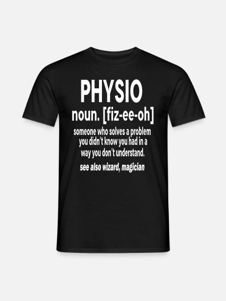 Fysioterapeut Fysioterapeut Fysioterapi - Mænd T-shirt - sort