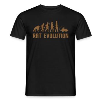 Rat Maman Rat Papa Maison Rat Canal Rat Rat - T-shirt homme - noir - Devant - AI Model Male 178 light (178cm)