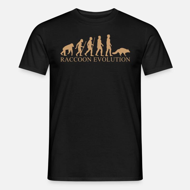 Waschbären Trash Müll Tot durch Ich esse Waschbär - Männer T-Shirt - Schwarz