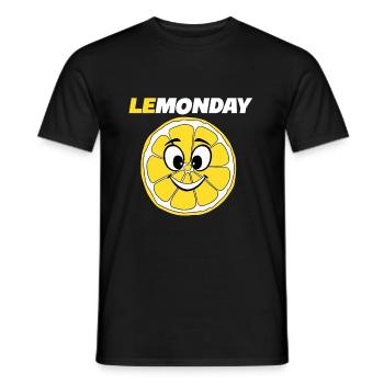 Cadeau Lemonday - T-shirt homme - noir - Devant - AI Model Male 178 light (178cm)