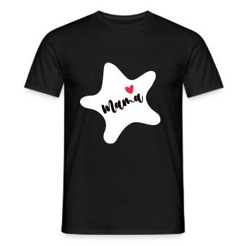 Seestern - Männer T-Shirt - Schwarz - Vorne - AI Model Male 178 light (178cm)