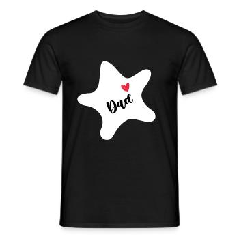 Seestern - Männer T-Shirt - Schwarz - Vorne - AI Model Male 178 light (178cm)