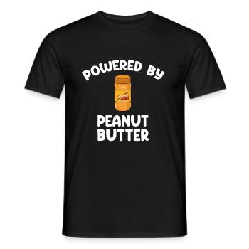 Erdnussbutter Peanut Butter Marmelade Geschenk - Männer T-Shirt - Schwarz - Vorne - AI Model Male 178 light (178cm)