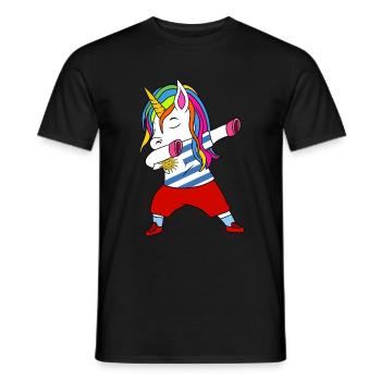 Uruguay fußball tupfen geschenk - Männer T-Shirt - Schwarz - Vorne - AI Model Male 178 light (178cm)