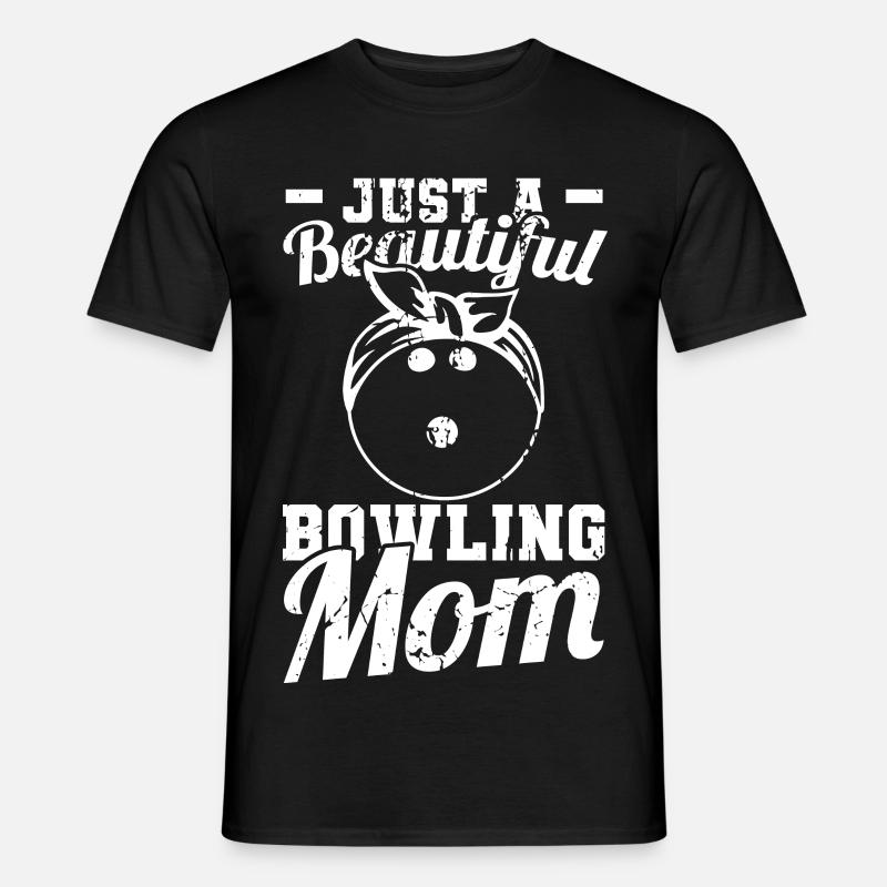 Bowling Mutter - Männer T-Shirt - Schwarz