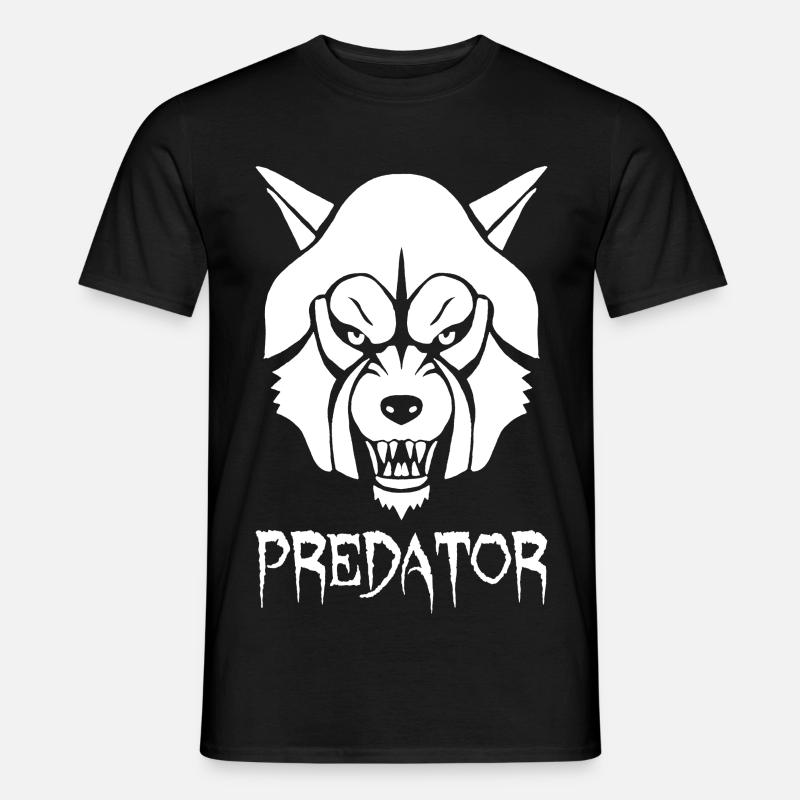 Raubtier - Männer T-Shirt - Schwarz