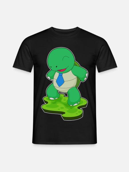 Turtle Necktie - Men's T-Shirt - black