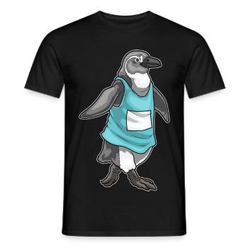 Penguin Jogger Jogging Sport - Men's T-Shirt - black - Front - AI Model Male 178 light (178cm)