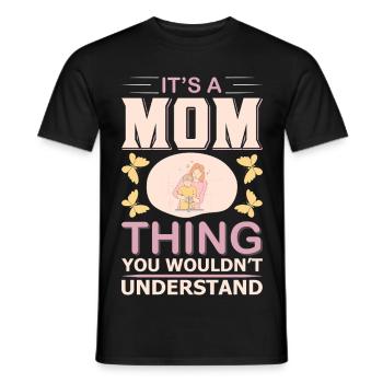 Das ist so eine Mama-Sache, die du nicht verstehen würdest, Hemd - Männer T-Shirt - Schwarz - Vorne - AI Model Male 178 light (178cm)