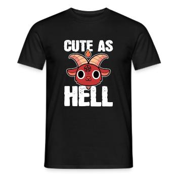 Nice A Hell Nice Person Gift - T-shirt homme - noir - Devant - AI Model Male 178 light (178cm)