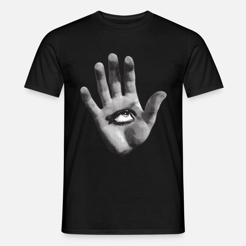 Mystical Aquarel - Männer T-Shirt - Schwarz