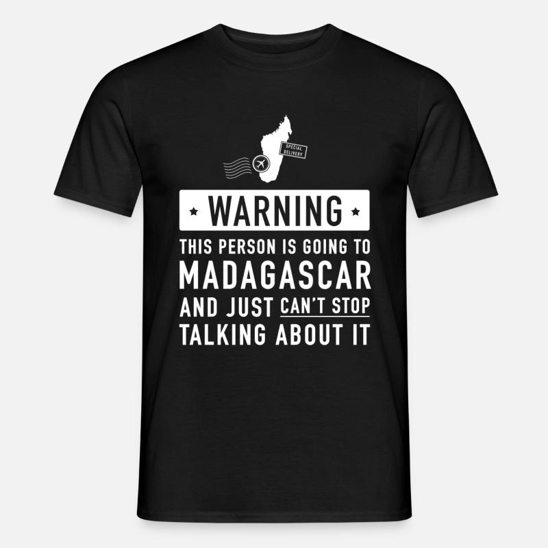 Original Madagaskar Urlaub Geschenk - Männer T-Shirt - Schwarz