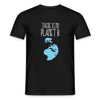Kein Planet B Klimaerwärmung Klimawechsel Geschenk - Männer T-Shirt - Schwarz - Vorne - AI Model Male 178 light (178cm)