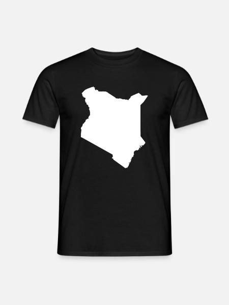 Kenia originelle Geschenkidee - Männer T-Shirt - Schwarz