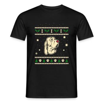 Bracco Italiano Cadeau de Noël - T-shirt homme - noir - Devant - AI Model Male 178 light (178cm)