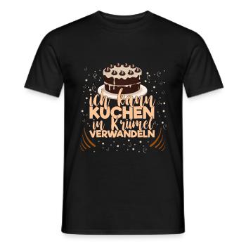Gâteau cadeau chemise pour les amateurs - bonbons - T-shirt homme - noir - Devant - AI Model Male 178 light (178cm)