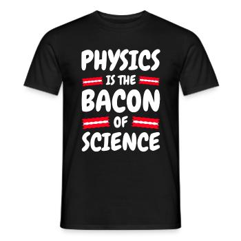 Physik Physiker lustig - Männer T-Shirt - Schwarz - Vorne - AI Model Male 178 light (178cm)
