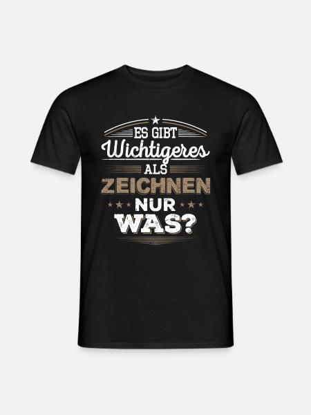 Zeichnen, Zeichner, technischer Zeichner, Geschenk - Männer T-Shirt - Schwarz