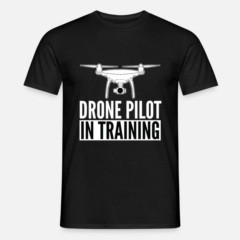 DRONE - Drone pilot in training - Men’s T-shirt - black