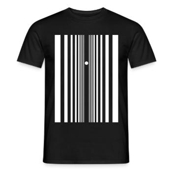 Doppler-Effekt Schall Geschenkidee - Männer T-Shirt - Schwarz - Vorne - AI Model Male 178 light (178cm)