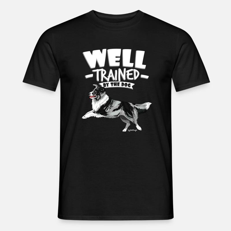 Australian Shepherd Well 2 - Männer T-Shirt - Schwarz