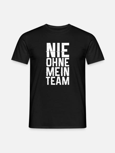 without my team - Men's T-Shirt - black