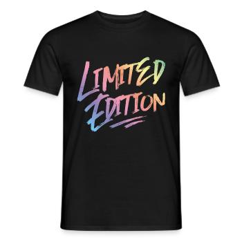 édition limitée colorée - T-shirt homme - noir - Devant - AI Model Male 178 light (178cm)