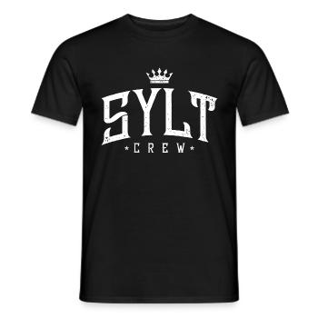 sylt crew - Männer T-Shirt - Schwarz - Vorne - AI Model Male 178 light (178cm)