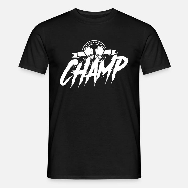 boxen sport sieger - Männer T-Shirt - Schwarz