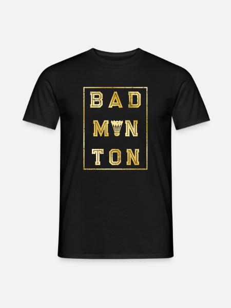 Badminton Gold Sport - Men's T-Shirt - black
