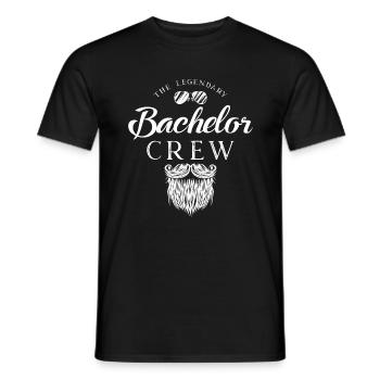 Barbe d'équipage de célibataire légendaire - T-shirt homme - noir - Devant - AI Model Male 178 light (178cm)