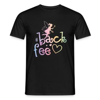 Fee Backen Herz Backfee - Männer T-Shirt - Schwarz - Vorne - AI Model Male 178 light (178cm)