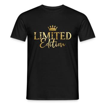 Limited Edition Krone - Männer T-Shirt - Schwarz - Vorne - AI Model Male 178 light (178cm)