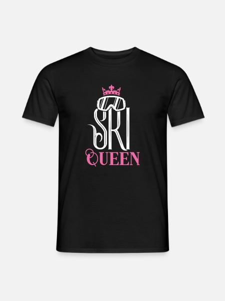 Lunettes de ski Ski Queen disant - T-shirt homme - noir