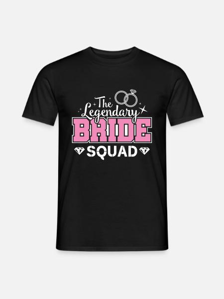 Bride Squad Junggesllinnenabschied - T-shirt homme - noir